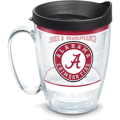 Tervis University of Alabama Crimson Tide Tradition Made in USA Double Walled Insulated Travel Tumbler, Classic - 16oz Mug