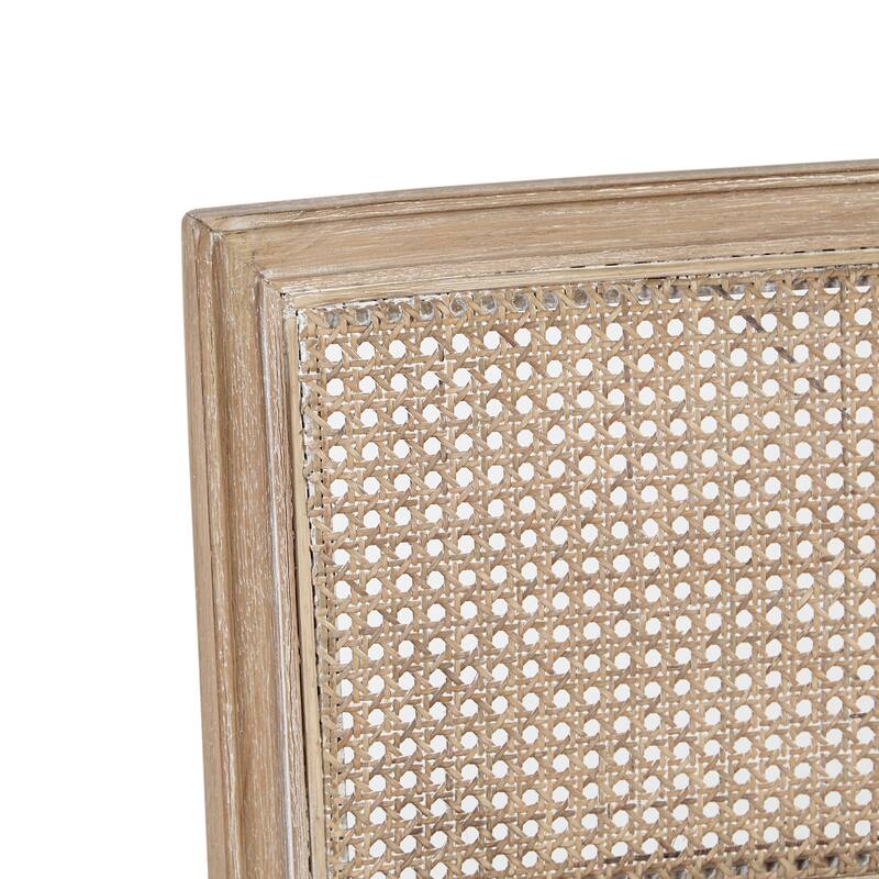INK IVY Kelly Rattan & Wood Dining Chair Set of 2