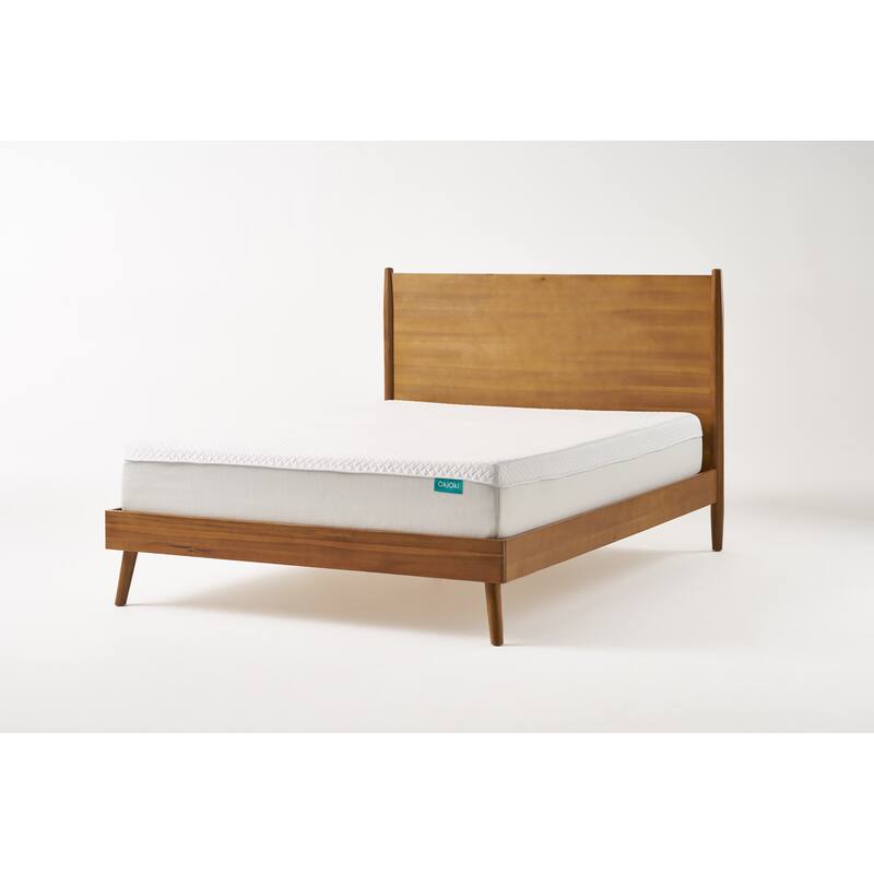 Christopher Knight Home - Rosita Mid-Century Solid Wood Platform Bed with Sleek Splayed Legs