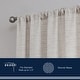 preview thumbnail 14 of 17, Nautica Caspian Light Filtering 54" x 84" Textured Rod Pocket Window Curtain Panel Pair