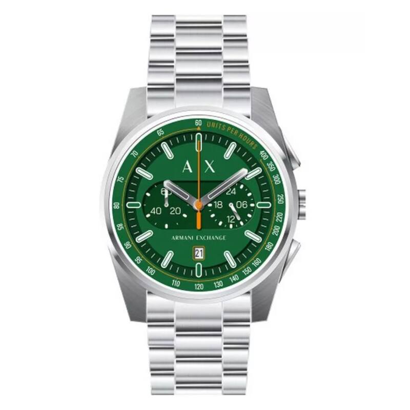 Armani Exchange Men's Parker Green Dial Watch - AX2862 - 6 (36)