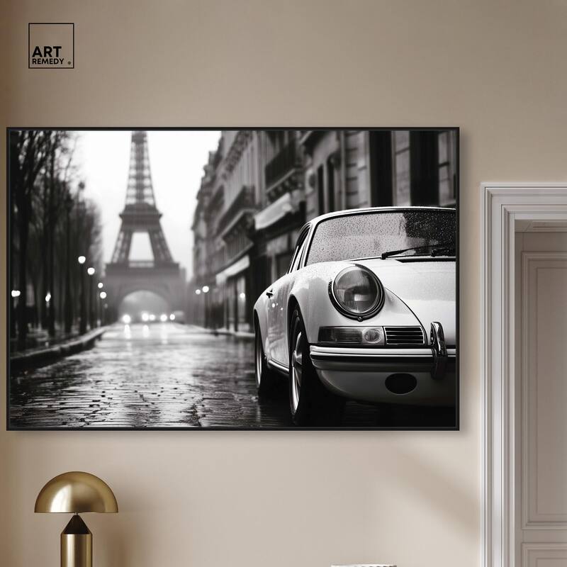 Rainy Day Paris Canvas by Art Remedy