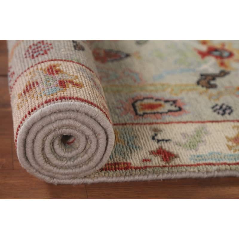 Oushak Oriental Accent Rug Handmade Wool Carpet - 2'6"x 5'10"