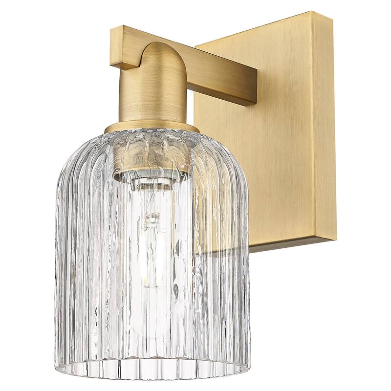Innovations Lighting 716-1W-G559-5CL Bridal Veil 11" Tall Bathroom - Brushed Brass