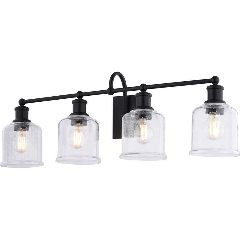 Vaxcel Lighting W0516 Northbrook 4 Light 32" Wide Vanity Light - Matte Black