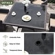 preview thumbnail 6 of 52, Kullavik Outdoor Dining Set, Rattan Patio Furniture Dining Table & Chairs