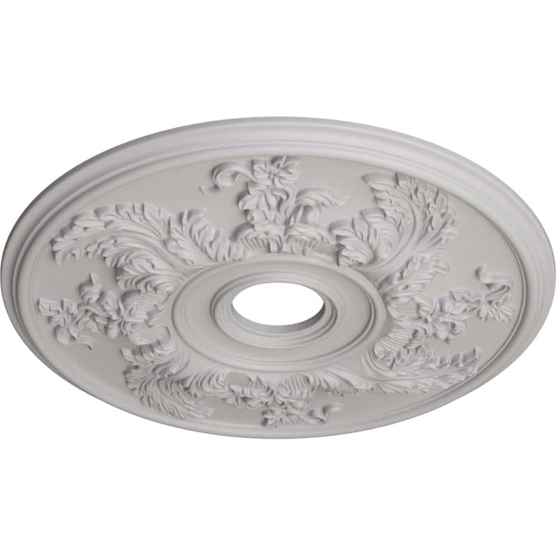 23 5/8"OD x 4 5/8"ID x 1 7/8"P Acanthus Twist Ceiling Medallion