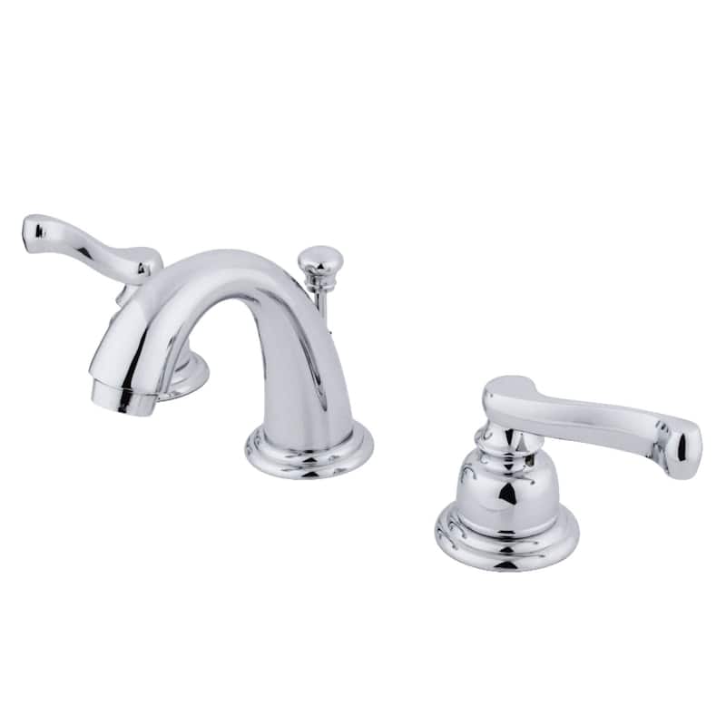 Kingston Brass 1.2 GPM Widespread Bathroom Faucet with Pop-Up Drain - Polished Chrome