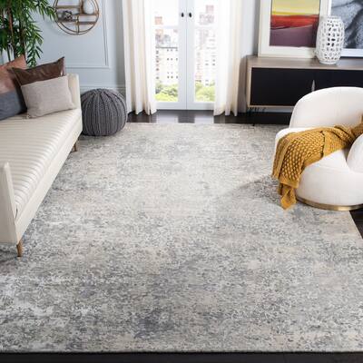 SAFAVIEH Couture Handmade Tiffany Hinnerika Modern Abstract Viscose Rug