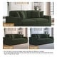 preview thumbnail 63 of 132, Corduroy Couch Modular Sectional Sofa with Pillows