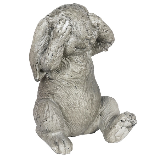 Amazon.com: Transpac Resin Mini Sculpted Bunny Figurines in