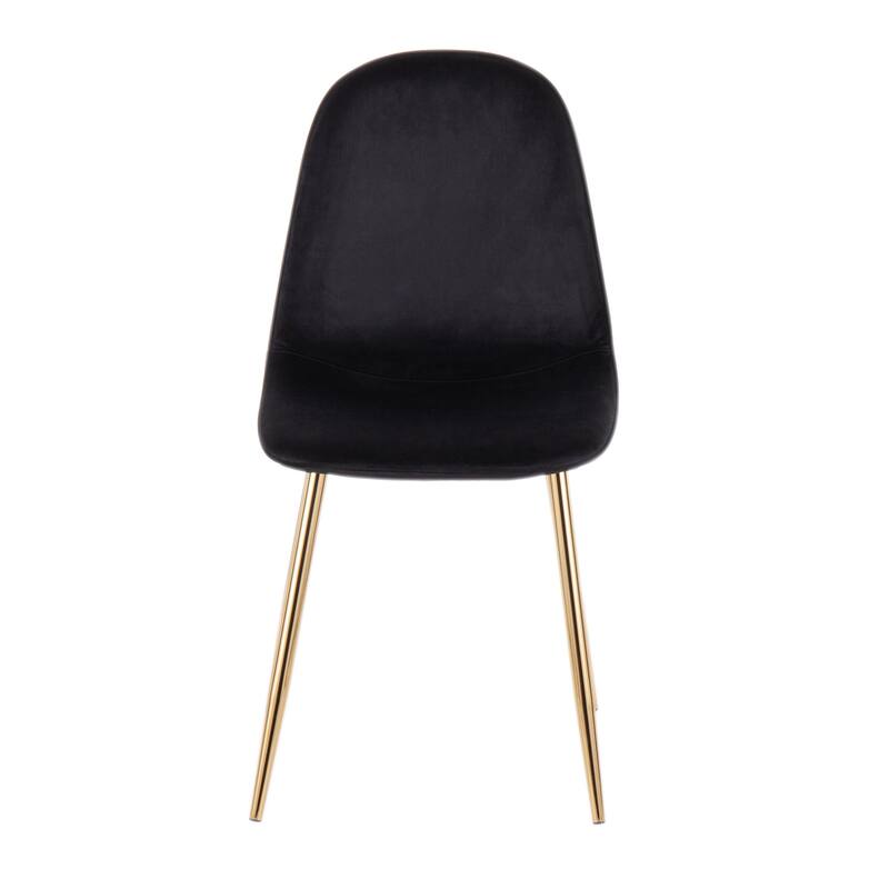 Silver Orchid Stone Gold Dining Chair - Set of 2
