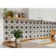 Black and White Mono Cross Peel and Stick Tiles - Bed Bath & Beyond ...