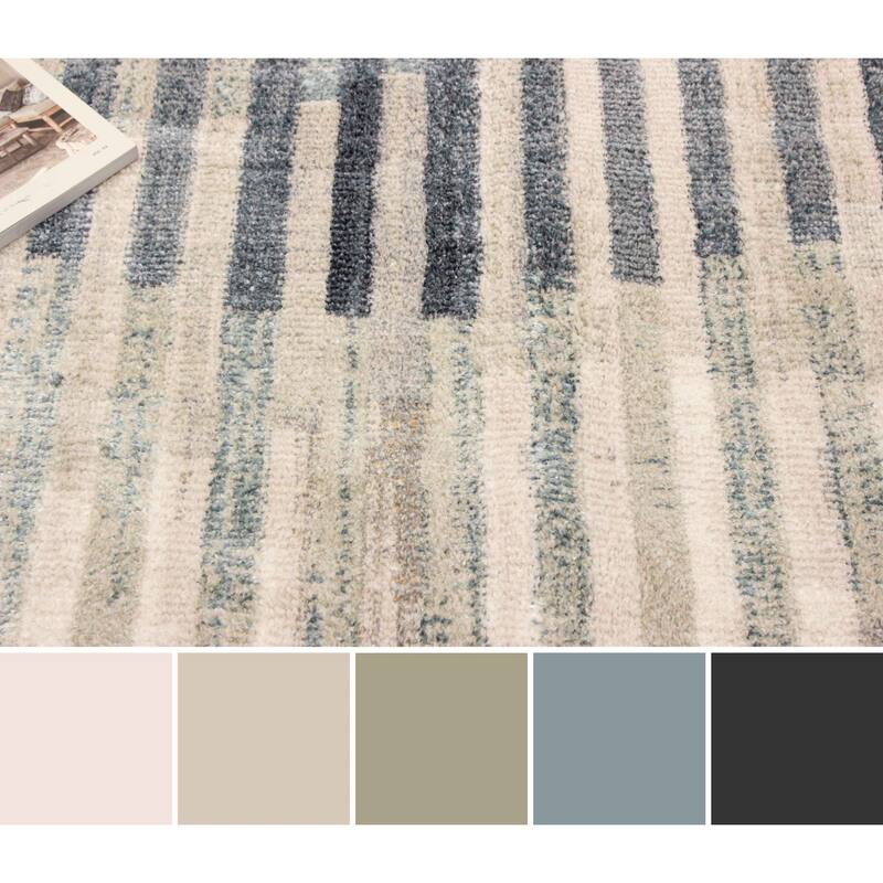 ECARPETGALLERY Machine Woven Kalliope Beige Area Rug