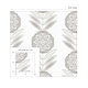 preview thumbnail 9 of 10, Seabrook Designs Belle Floral Stripe Non-Woven Unpasted Wallpaper