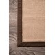 preview thumbnail 15 of 20, Nuloom Handmade Alexa Cotton-bordered Jute Rug