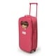 preview thumbnail 5 of 15, Badger Basket Trolley Doll Carrier with Rocking Bed and Bedding - Pink/Star