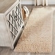 preview thumbnail 90 of 98, SAFAVIEH Indie Shag Hasna 2-inch Thick Rug 2'3" x 7' Runner - Light Beige - Runner