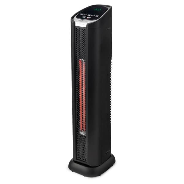 slide 2 of 6, LifeSmart 1500 W Portable Electric Infrared Quartz Tower Space Heater, Indoor - 5.9 x 7.28 x 24 inches