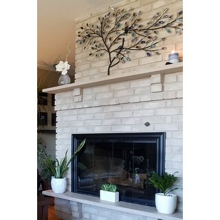 Harper Blvd Willow Multicolor Metal/ Glass Tree Wall Sculpture