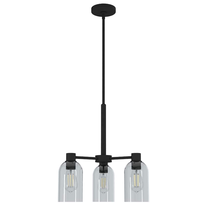 Hunter Lochemeade 3-Light Chandelier - Kitchen-Dining Table, Entry - Modern Farmhouse, Contemporary, Industrial