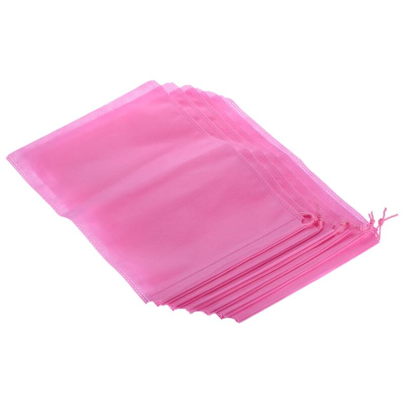 Single Drawstring Storage Bag Fiber Cloth, 6Pcs