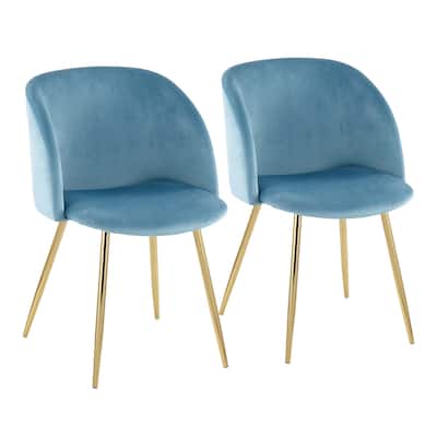 Silver Orchid Harding Upholstered Dining Chairs (Set of 2)