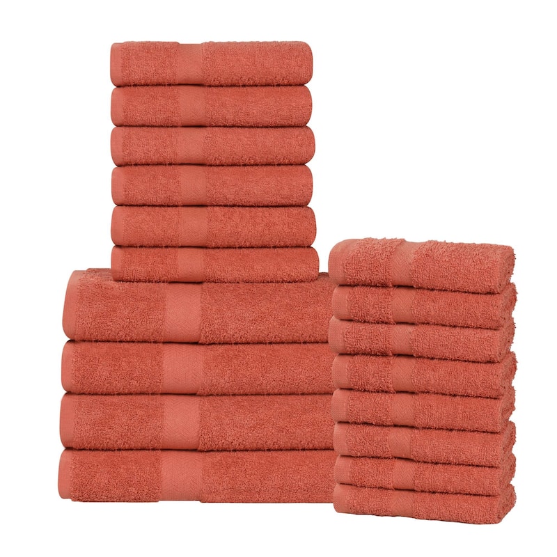 Superior Franklin Cotton Lightweight 18-Piece Assorted Towel Set