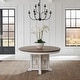 preview thumbnail 3 of 40, River Place Riverstone Dining Table 54 Inch - White