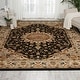 preview thumbnail 43 of 41, Nourison Delano Traditional Persian Medallion Border Area Rug 7' 10" x 10' 10" - Black - Runner/Rectangle