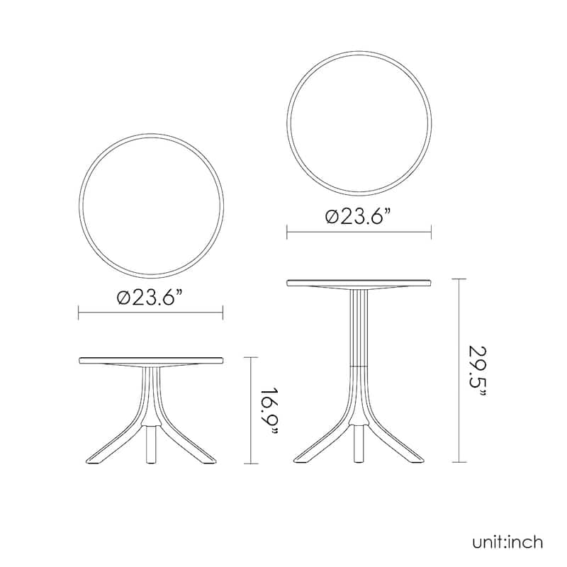Seattle 2-In-1 Round Table