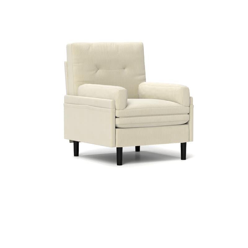 Corduroy Multi-Functional Adjustable Sofa, Convertible Lounge Chair and Guest Bed