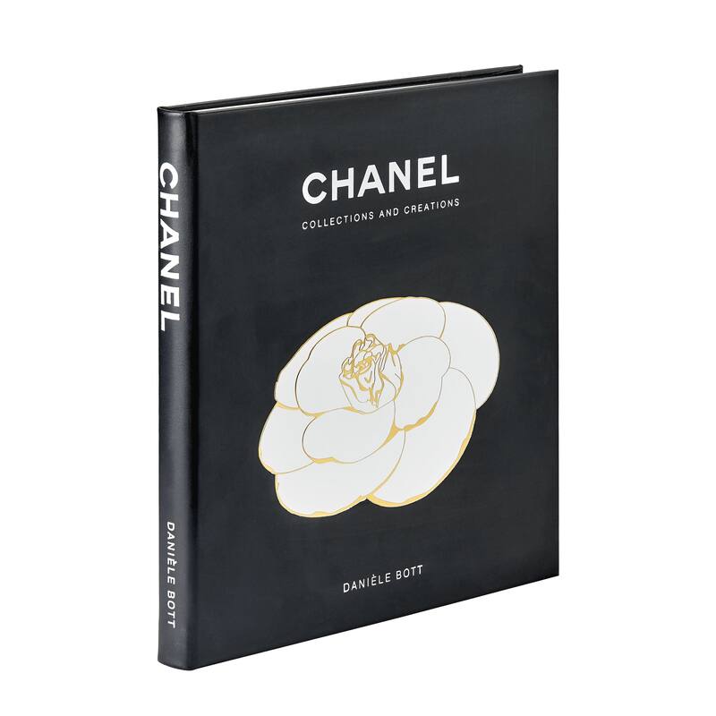 Graphic Image Chanel Collections & Creations Coffee Table Book, Leather, Black