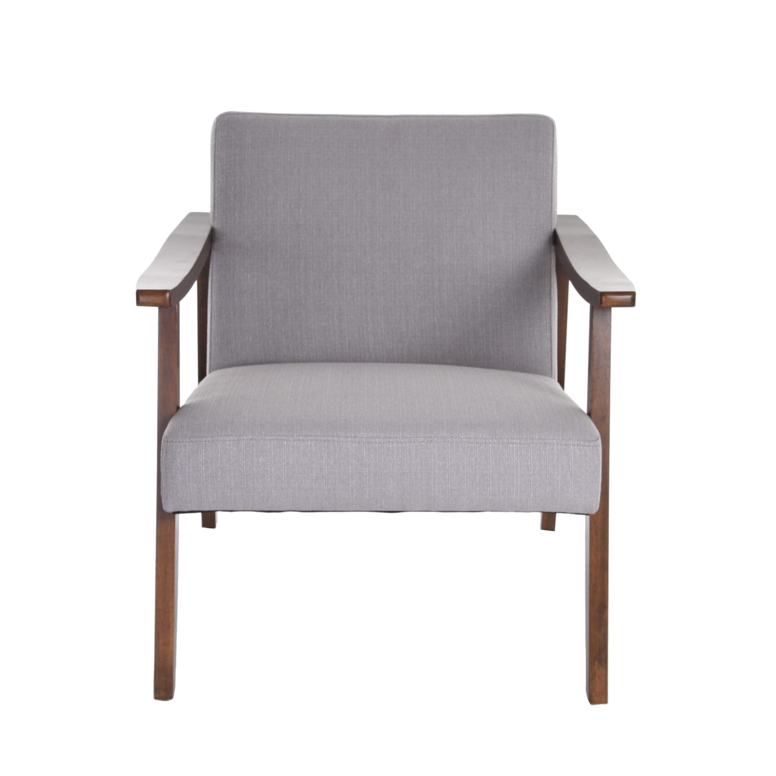 Zenvida mid century modern accent armchair discount solid hardwood upholstered