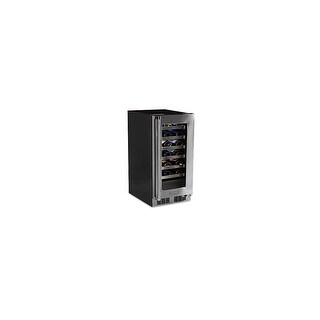 Shop Marvel Mp15ws 15 Inch Tall High Efficiency Single Zone Wine Cellar With Integrat Stainless Steel Overstock 18831824