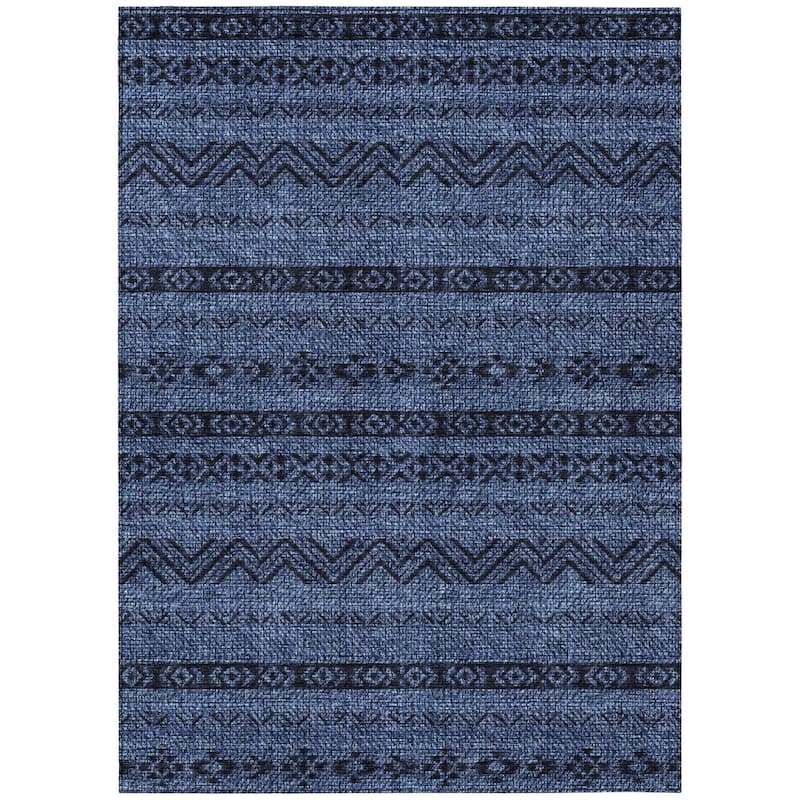 HomeRoots Southwestern Transitional Rectangle Outdoor Rug