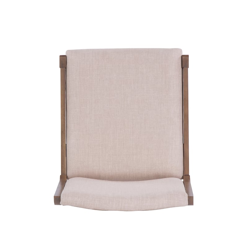 Christopher Knight Home - Rustic Extendable Dining Set with X-Frame Table and Upholstered Armless Dining Chairs