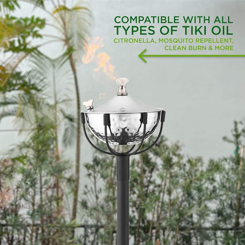 Maui Tiki Style Torch with 54" Pole