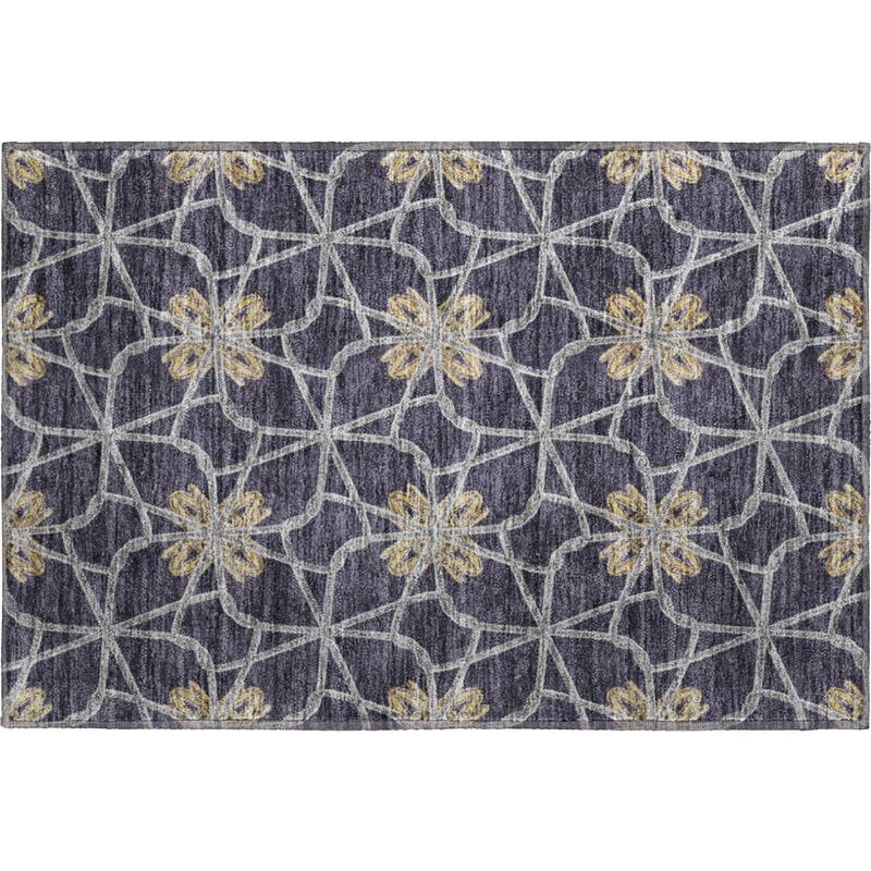Premium Washable Super Soft Contemporary Tangle Mayfield Rug