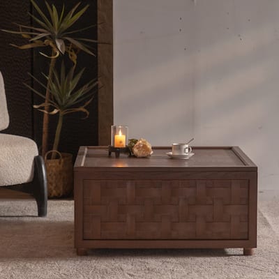 Farmhouse Coffee Table with Storage