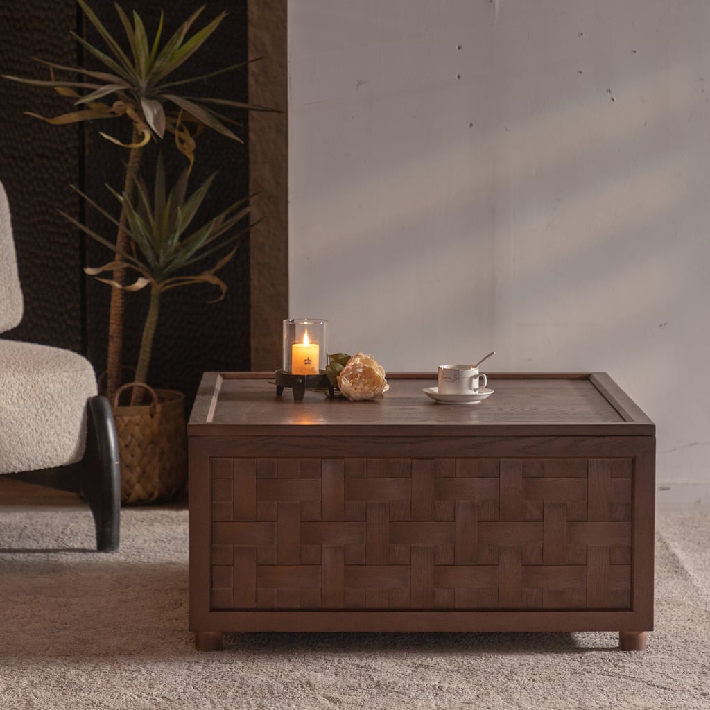 Farmhouse Coffee Table with Storage