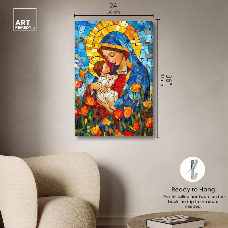 Glass Gospel I Canvas by Art Remedy, Gallery Wrapped