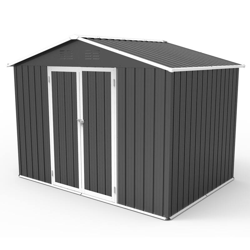 Metal garden sheds 6ftx8ft outdoor storage sheds