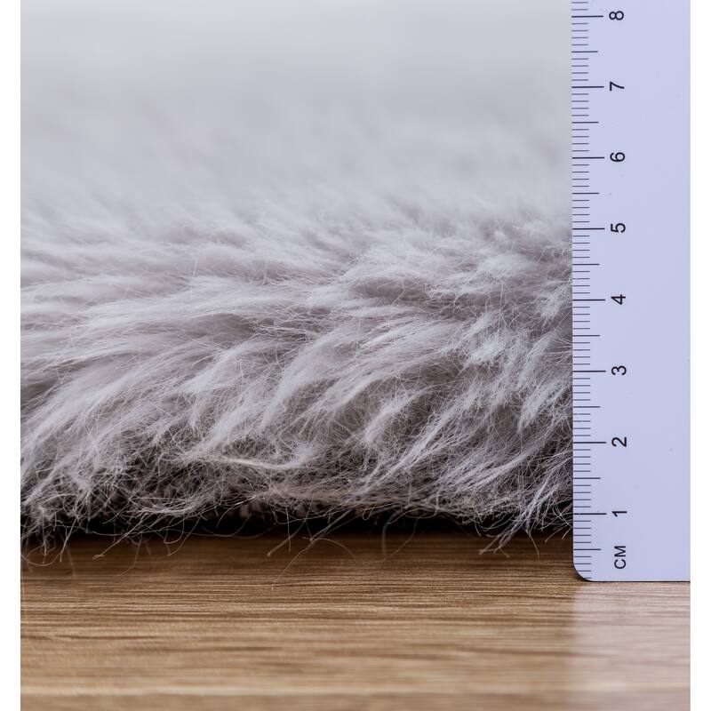 Flokati Shag Collection 5x7 Area Rug - 5' x 7' - 5' X 7'