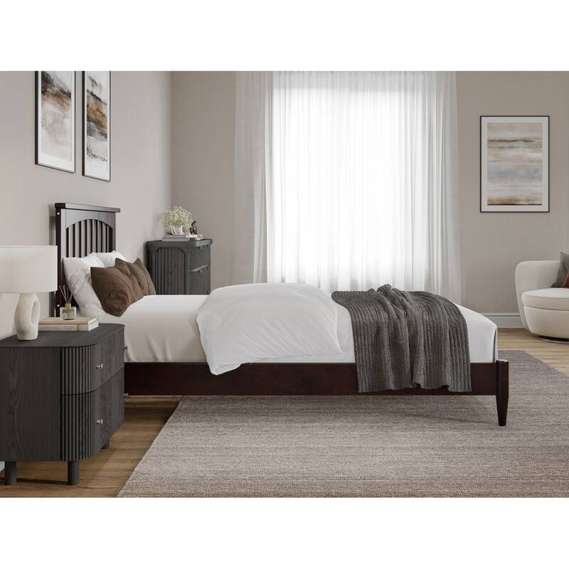 Becket Solid Wood Low Profile Platform Bed