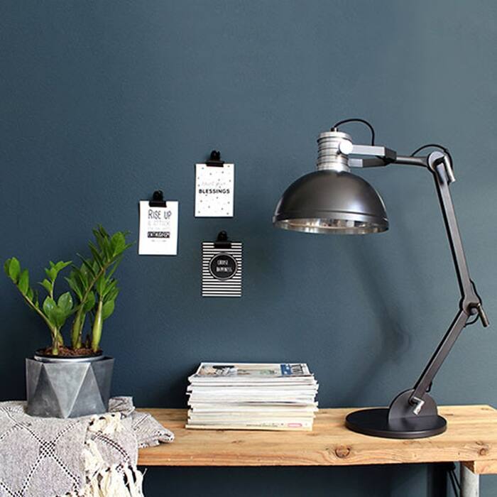 35" Adjustable Single Light Industrial Table Lamp