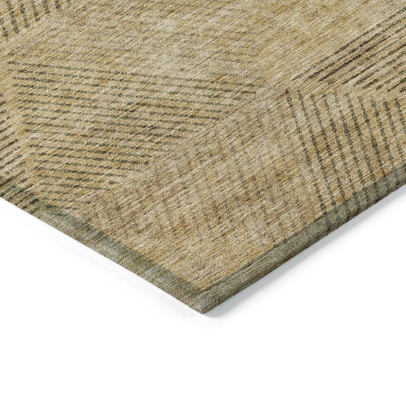 Machine Washable Indoor/ Outdoor Chantille Prism Contemporary Rug