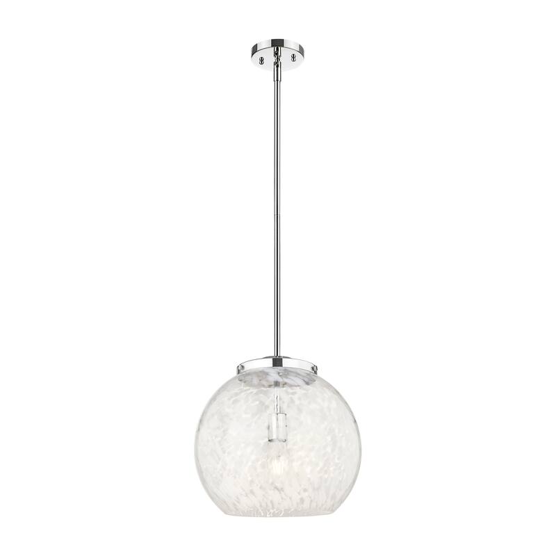 Innovations Lighting 221-1S-17-14 White Mouchette Pendant White