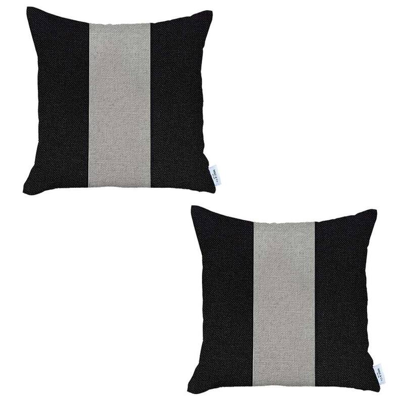 Boho-Chic Decorative Houndstooth Jacquard Pillow Covers 2 PCS