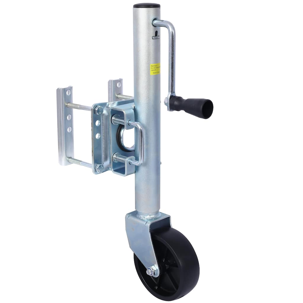 Trailer Jack, Boat Trailer Jack 32.8 in, Bolt-on Trailer Tongue Jack Weight Capacity 1000 lb, with PP Wheels and Handle